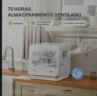 Lavavajillas compacto Comfee CDWMTO201D Blanco
