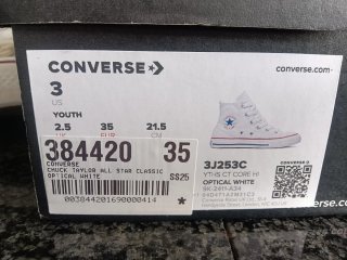 Converse Blancas Talla 35