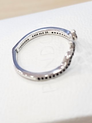 Anillo Pandora Maléfica Talla 56+caja