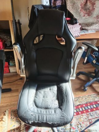 Silla gaming/oficina negra GRATIS