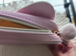 Neceser Kawaii Gato Rosa Cremallera Pom Pom