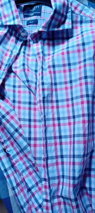 Camisa Hackett London Cuadros Talla L
