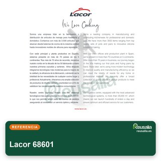 Bottiglia sifone Lacor 68601 CO2 1 litro