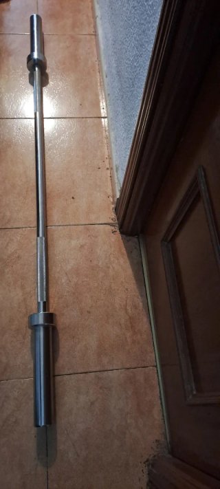 Barra Olímpica de 150cm de 50mm y discos Olímpicos