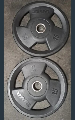 Barra Olímpica de 150cm de 50mm y discos Olímpicos