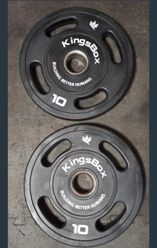 Barra Olímpica de 150cm de 50mm y discos Olímpicos