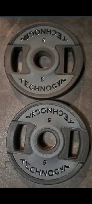 Barra Olímpica de 150cm de 50mm y discos Olímpicos