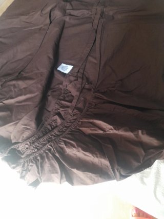 Sábana bajera ajustable cama 150/160 cm chocolate