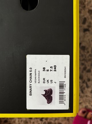 Zapatillas Buffalo Negras Talla 38