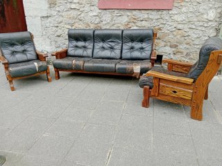 Divano e 2 poltrone Vintage anni '60