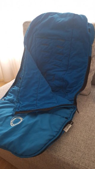 Saco para carrito Bugaboo verde con regalo del azu