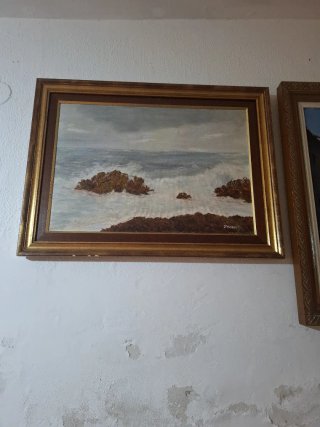 Cuadro Zarzosa (1985) óleo
