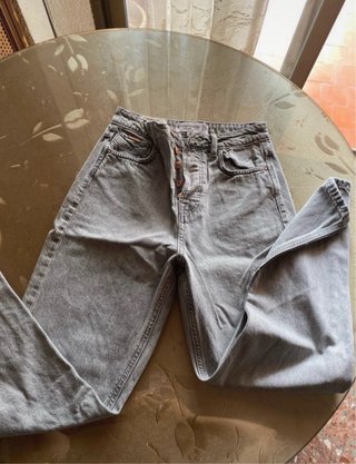 Pantalones Vaqueros Grises