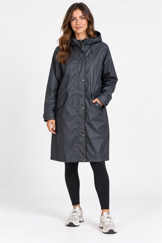 Chubasquero Negro Zara
