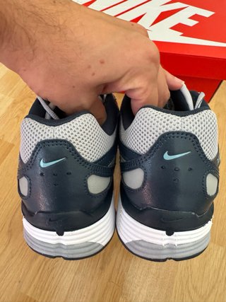 Zapatillas Nike P-6000 Plata y Turquesa