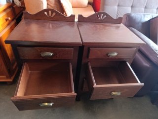 Dormitorio completo color cerezo madera maciza
