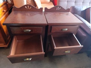 Dormitorio completo color cerezo madera maciza