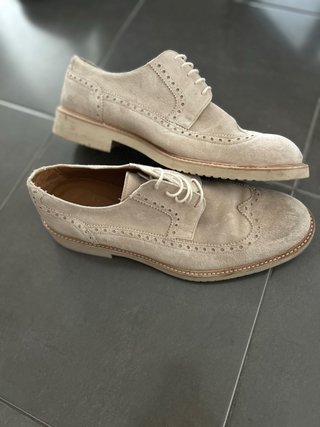 Zapatos de vestir beige para hombre