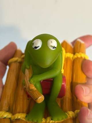 Muñeco Rana Gustavo Kermit Balsa Igel 2000