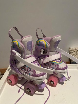 Patines 4 ruedas morados WESKIFAN