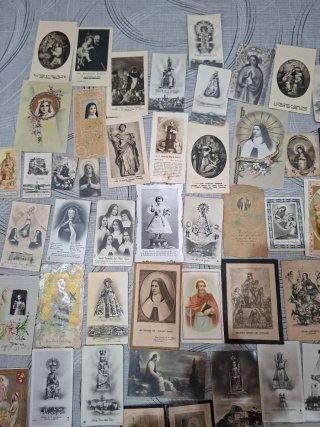 76 Estampitas Religiosas Antiguas