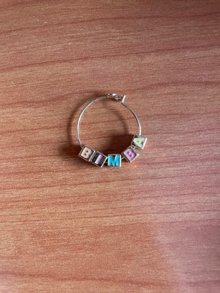 Pendientes Bimba y Lola dados dorados