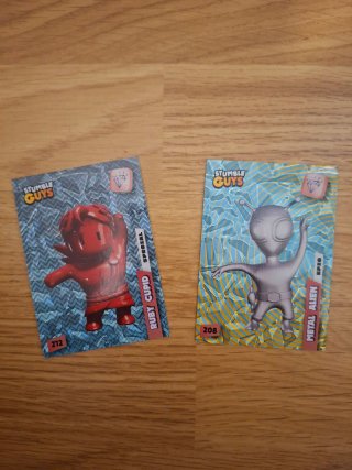 Lote 2 Cartas Stumble Guys Metal