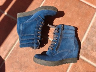 Botines de Tacón Marco Tozzi Azules