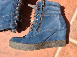 Botines de Tacón Marco Tozzi Azules