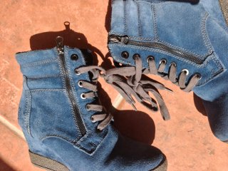 Botines de Tacón Marco Tozzi Azules