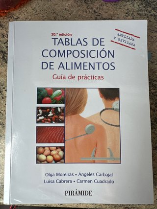 Tablas de composición de alimentos