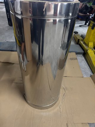 Tubo de chimenea aislado doble pared