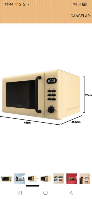 Microondas Cecotec ProClean 5110 Yellow