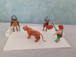 Playmobil Gladiadores y Tigre Ff