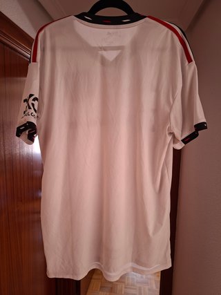 Camiseta Manchester United Adidas Blanca