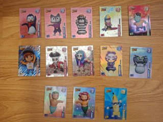 Lote 13 Cartas Holográficas Stumble Guys