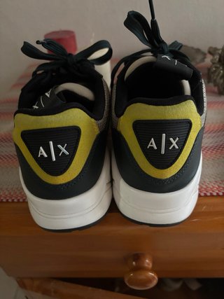 Tênis Armani Exchange Cinza e Verde