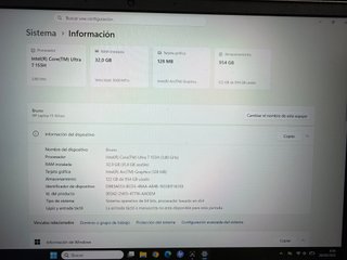 HP 15 Core Ultra 7 32GB RAM 1TB SSD
