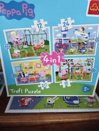 Set de 4 Puzzles Peppa Pig Trefl