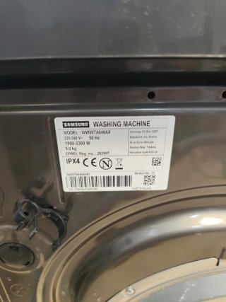 Lavadora Samsung Gris
