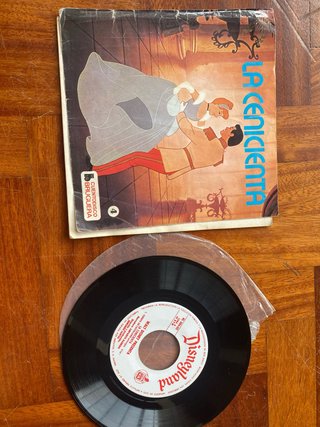 Cuentodisco La Cenicienta Disney Vinilo 60s-70s