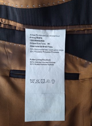 Traje Diplomático Marrón de Hombre