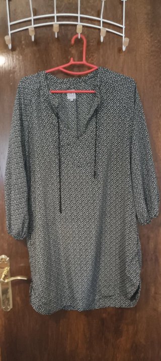 Vestido recto estampado