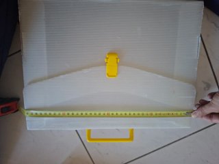 Cartellina in plastica con maniglia