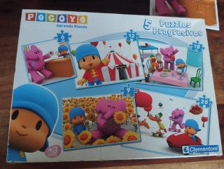Set de 5 Puzzles Progresivos Pocoyó