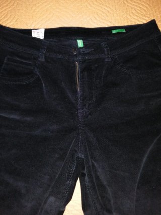 Pantalón Benetton Negro Talla 32