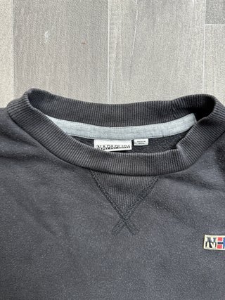 Felpa Napapijri Nera Vintage Taglia S