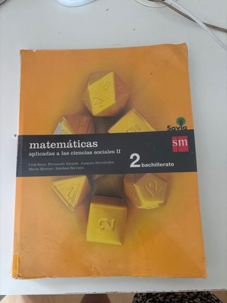Matemáticas aplicadas a las ciencias sociales I...