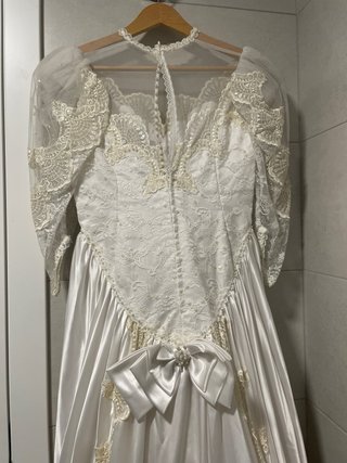 Vestido de Novia Vintage Años 80