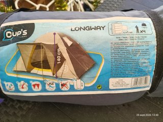 Tienda de Campaña Cup's Longway para 4 Personas